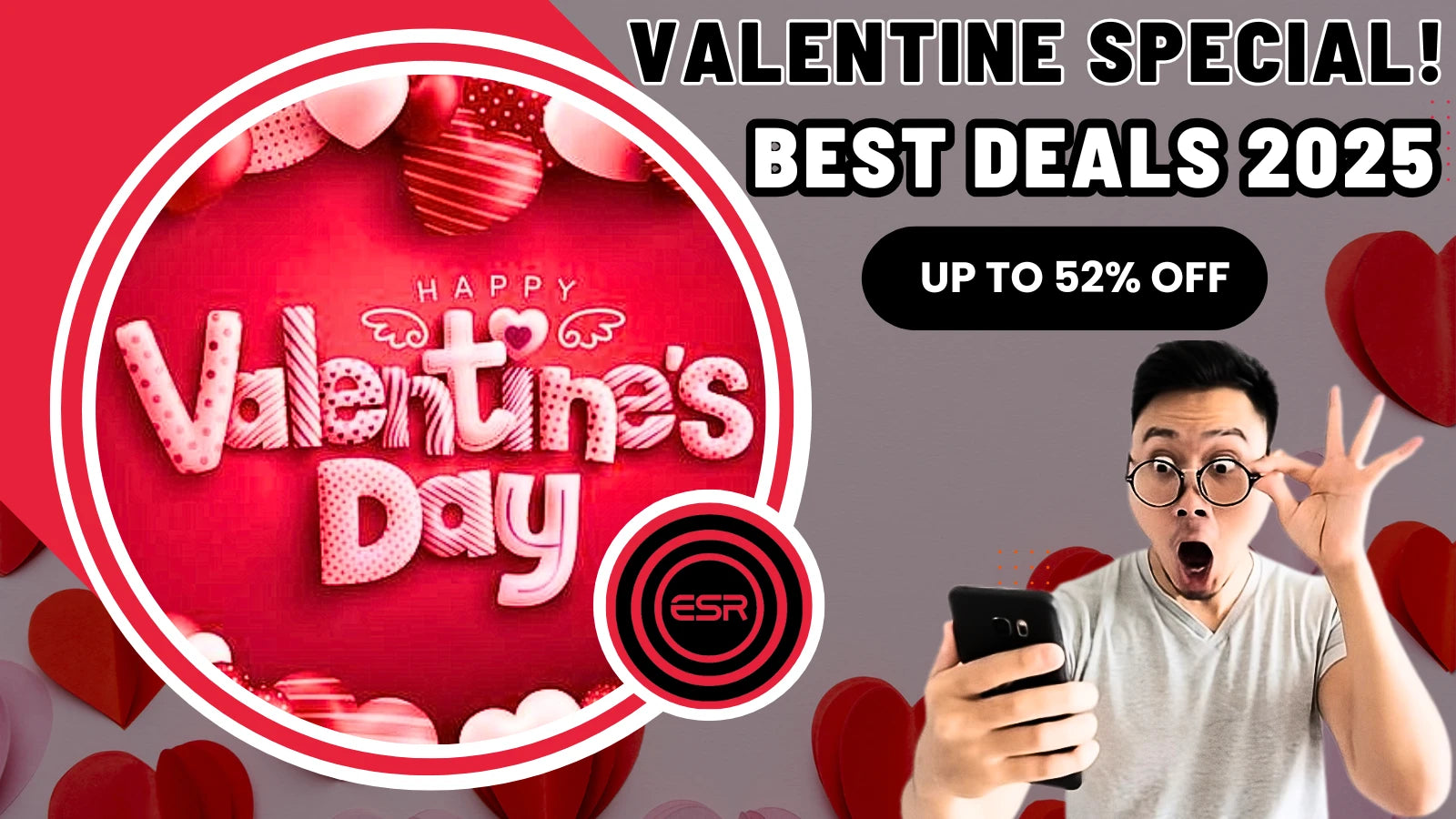 Best Valentine's Day Deals 2025 Up to 52% off Phones, Charger, Accessories Sitewide