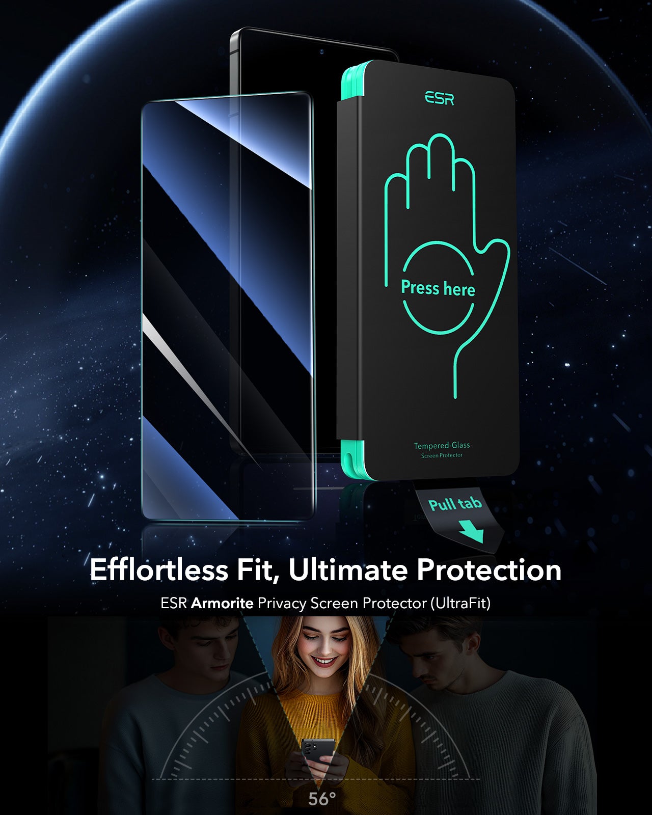 Galaxy S25 Ultra Armorite Privacy Screen Protector KF1