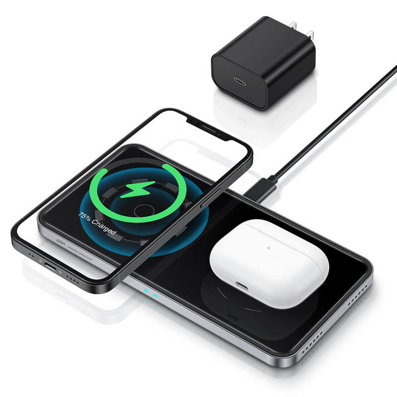 HaloLock 2 in 1 Magnetic Wireless Charger 1