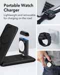 HaloLock 3 in 1 Travel Wireless Charging Set KF4