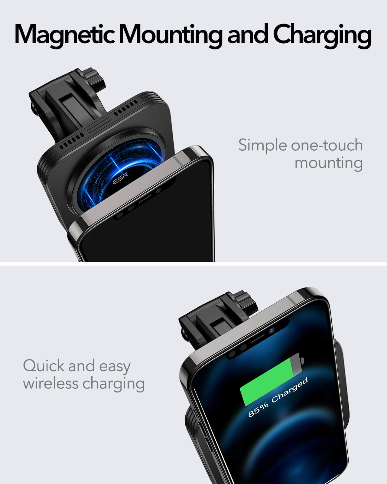 HaloLock Dashboard Wireless Charger 6