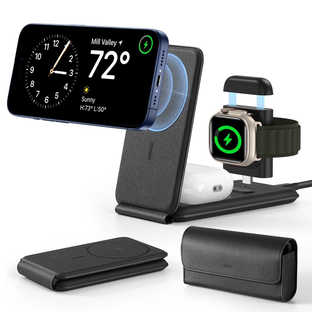 HaloLock™ 3 in 1 Travel Wireless Charging Set C01 ZT011