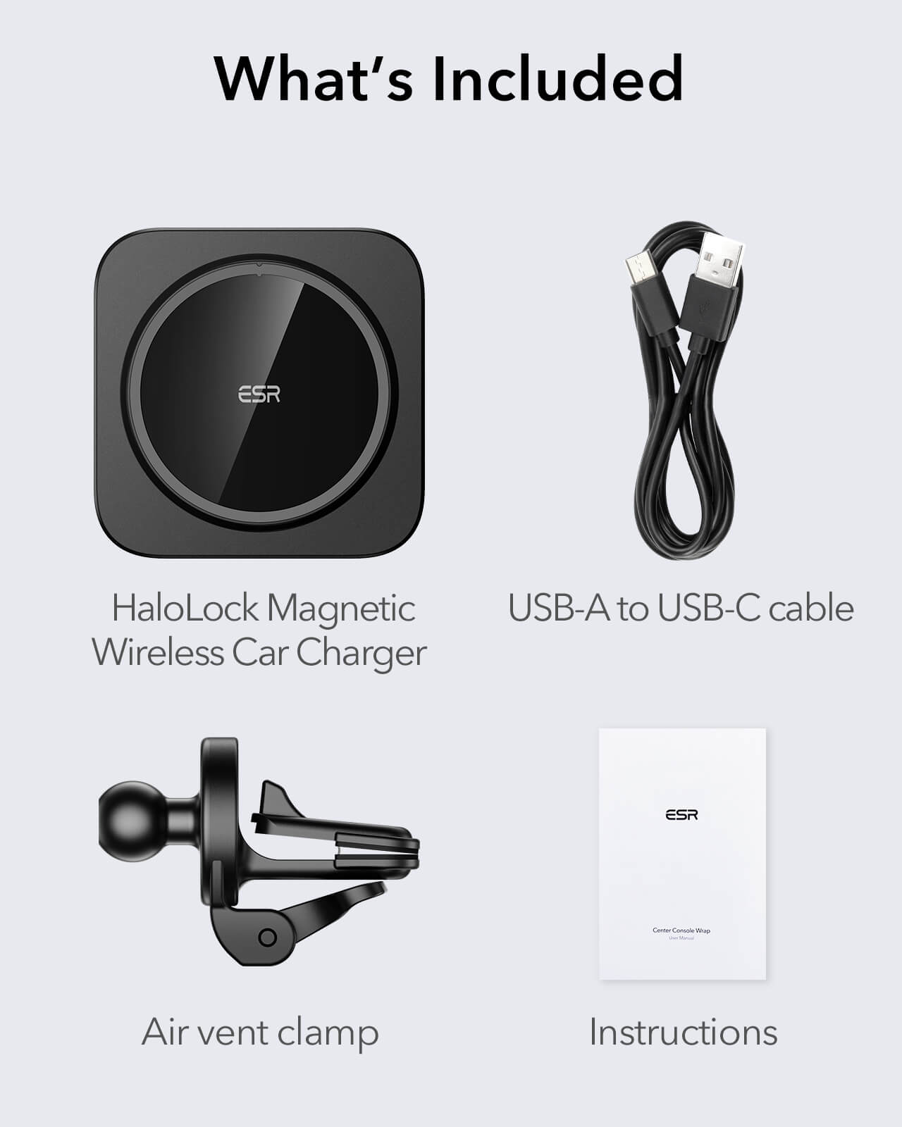 Magnetic Wireless Car Charger Mount for iPhone 12 Supports MagSafe 5