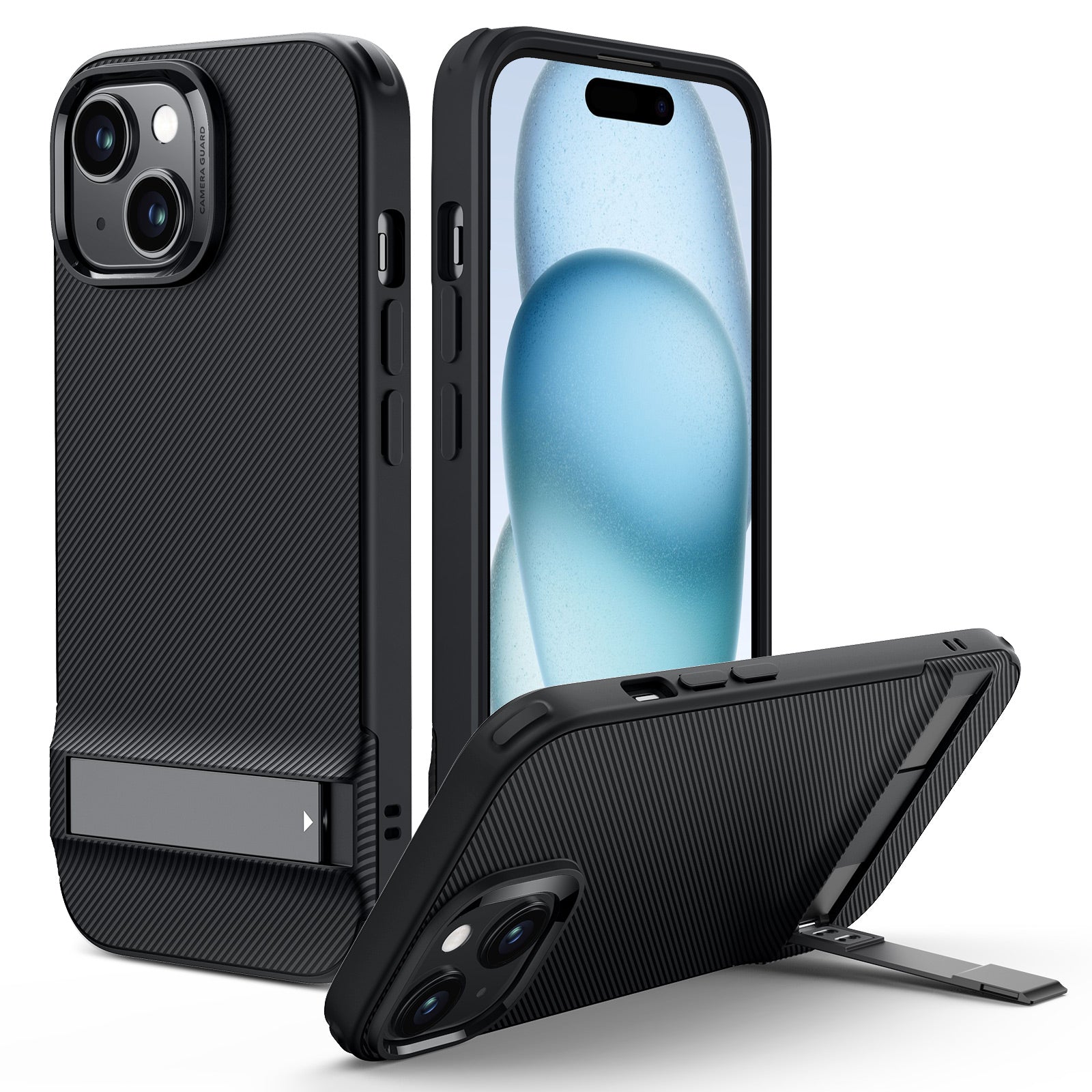 YZ iPhone 15 Boost Kickstand Case C01 ZT02