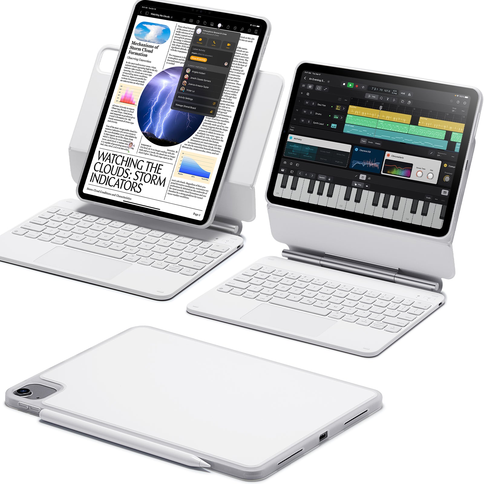 air 11 keyboard case white 2 1