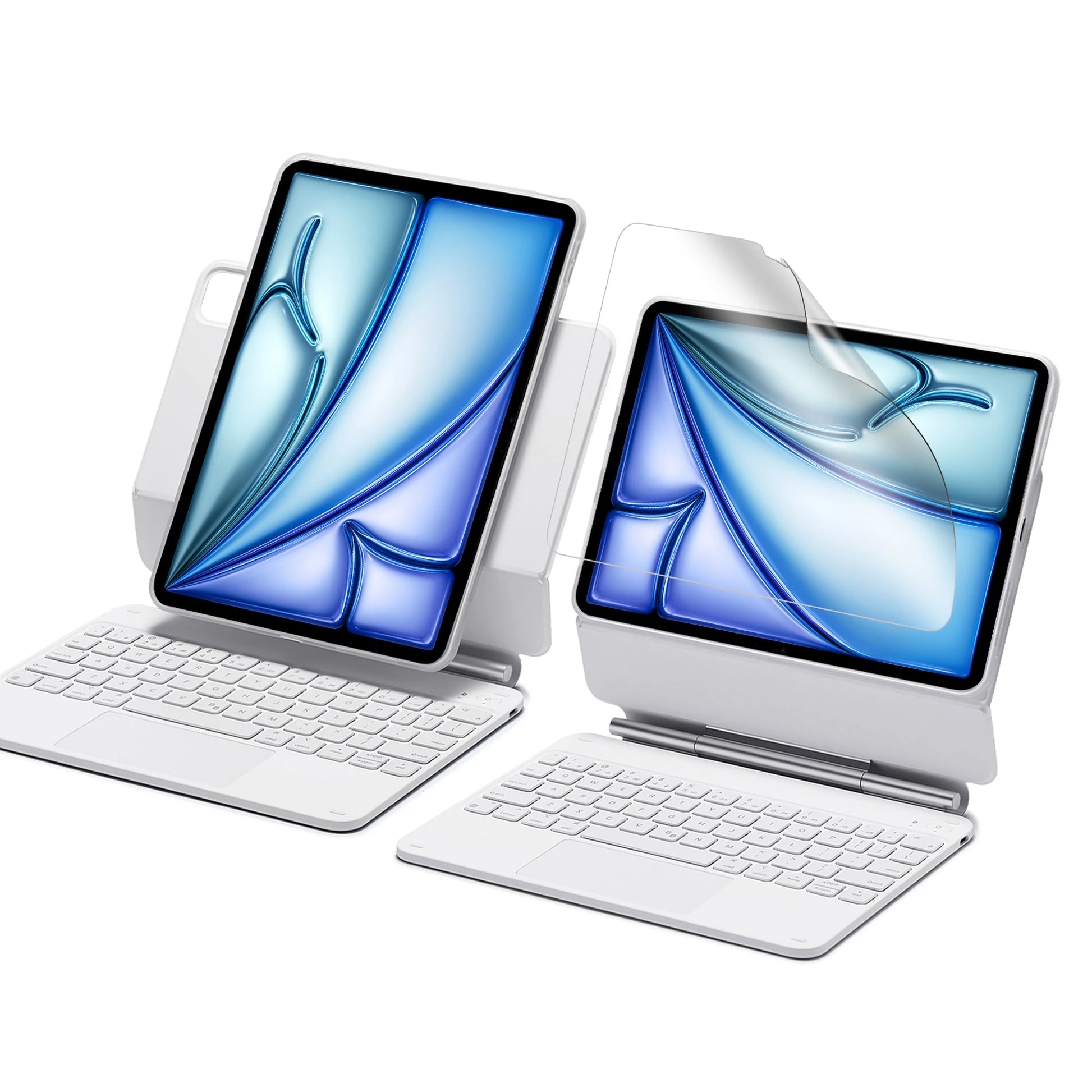 air 13 inch keyboard case 360 white