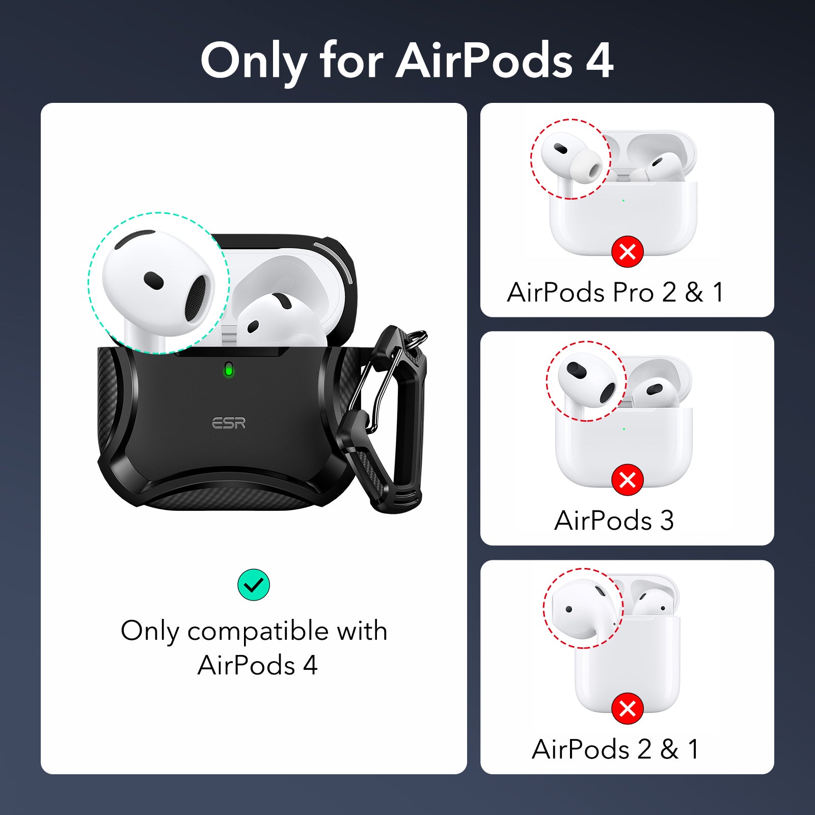 cyber tough airpods 4 magsafe case kf 1 1