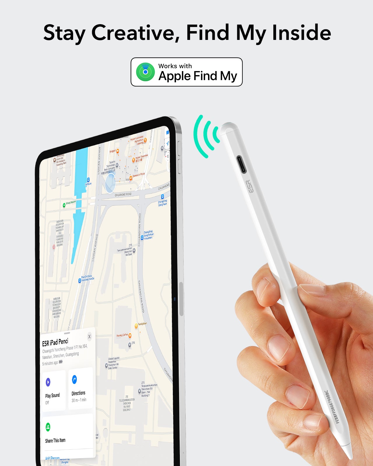 iPad Pencil with Find My 6