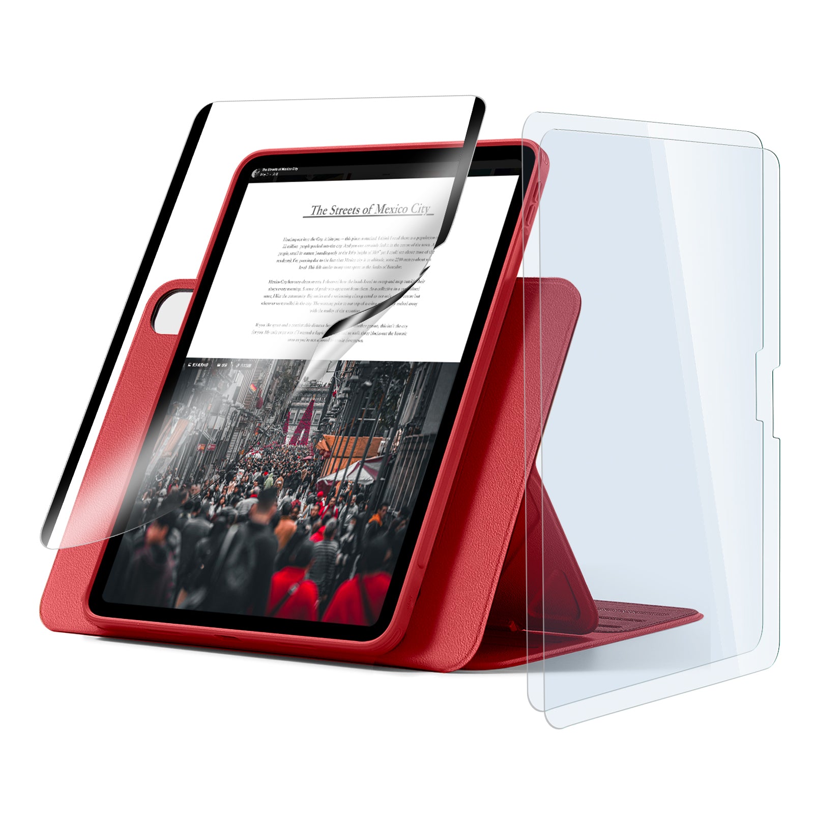 iPad Pro 13 2024 Shift Transformation Bundle red