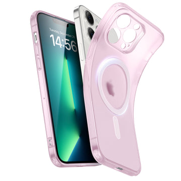 iPhone 13 Pro Zero Clear Case HaloLock clear pink