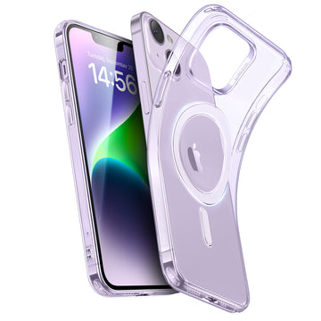 iPhone 1413 Zero Clear Case HaloLock clear purple