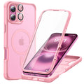 iPhone 16 Armor Tough Case Magsafe clear pink