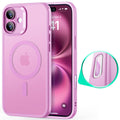 iPhone 16 Plus Magsafe Case Camera Control Button Frosted Pink