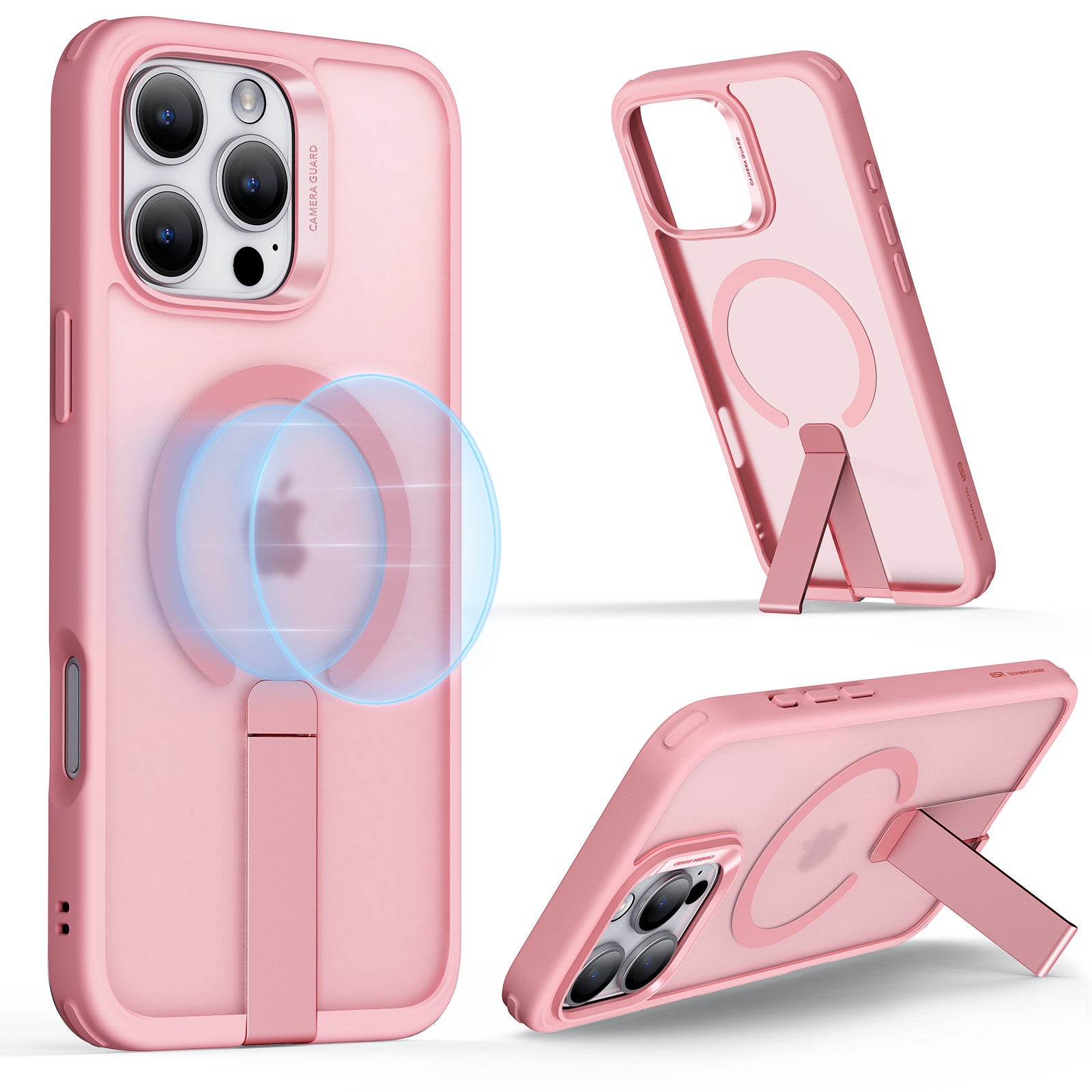 iPhone 16 Pro Boost Flickstand Case Magsafe forsted pink