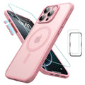 iPhone 16 Pro Max Classic Pro Case Set Magsafe pink 1