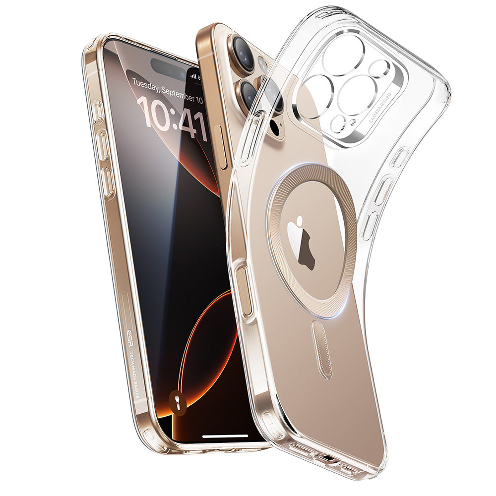 iPhone 16 Pro Max Zero clear Case magsafe clear gold