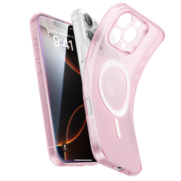 iPhone 16 Pro Max Zero clear Case magsafe pink 2