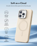 iPhone 16 Pro silicone Case with Stash Stand Magsafe KF7