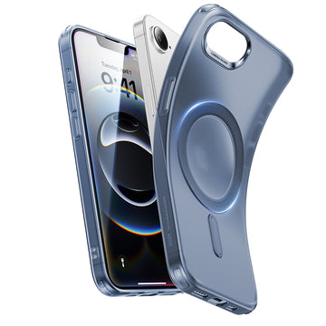 iPhone 16e HaloLock Zero Clear Case - Frosted Blue