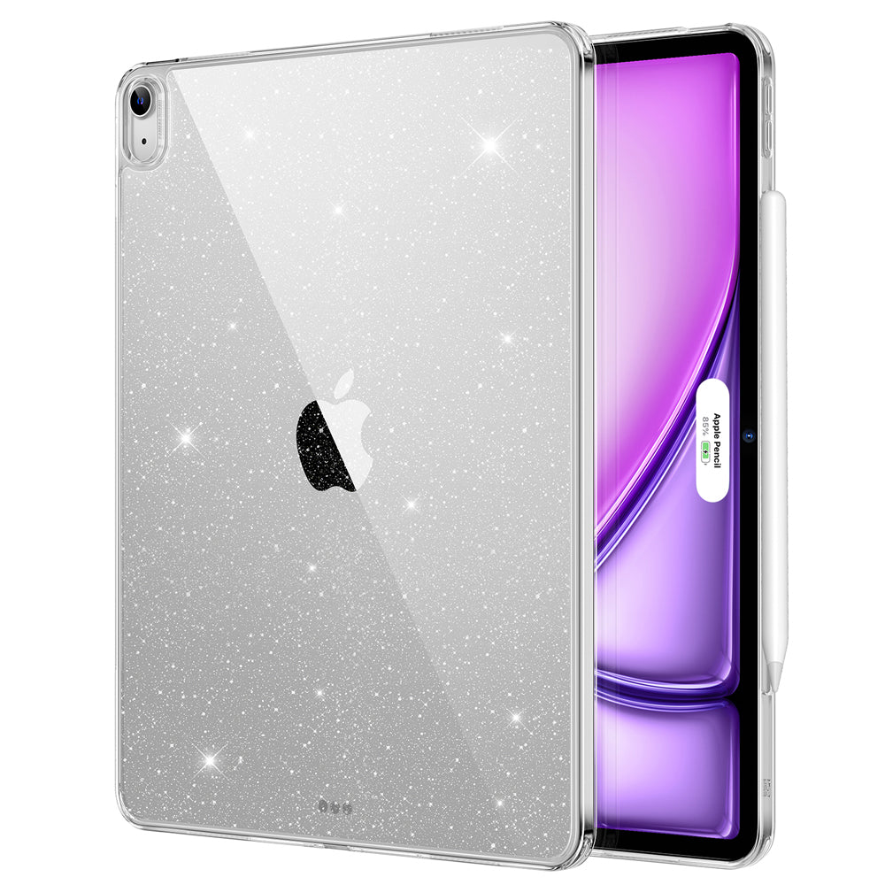 ipad air 13 inch clear case clear shimmer