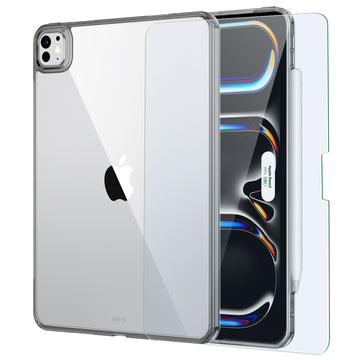 ipad pro m4 classic hybrid protection bundle clear black 2