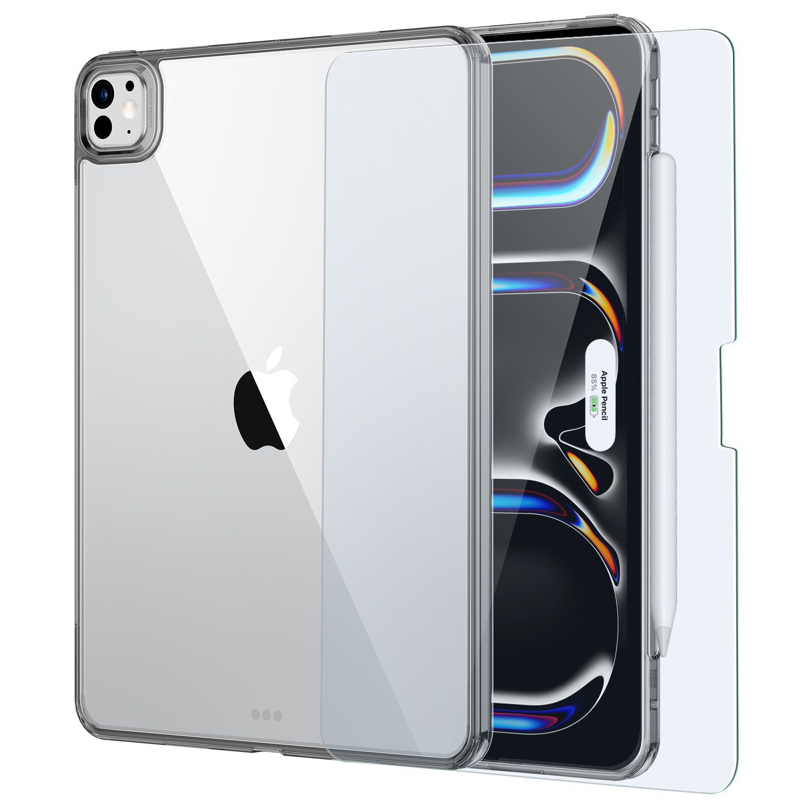 ipad pro m4 classic hybrid protection bundle clear black