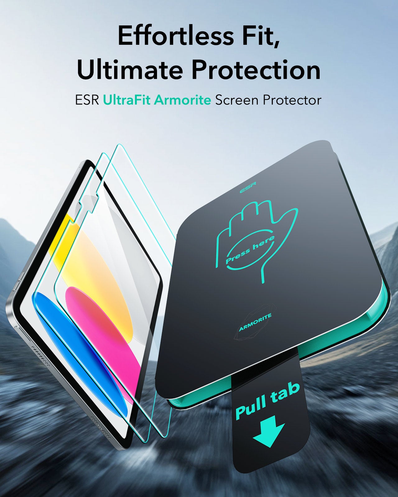 iPad 11" (A16, 2025) UltraFit Armorite Screen Protector - 2 Pack ESR