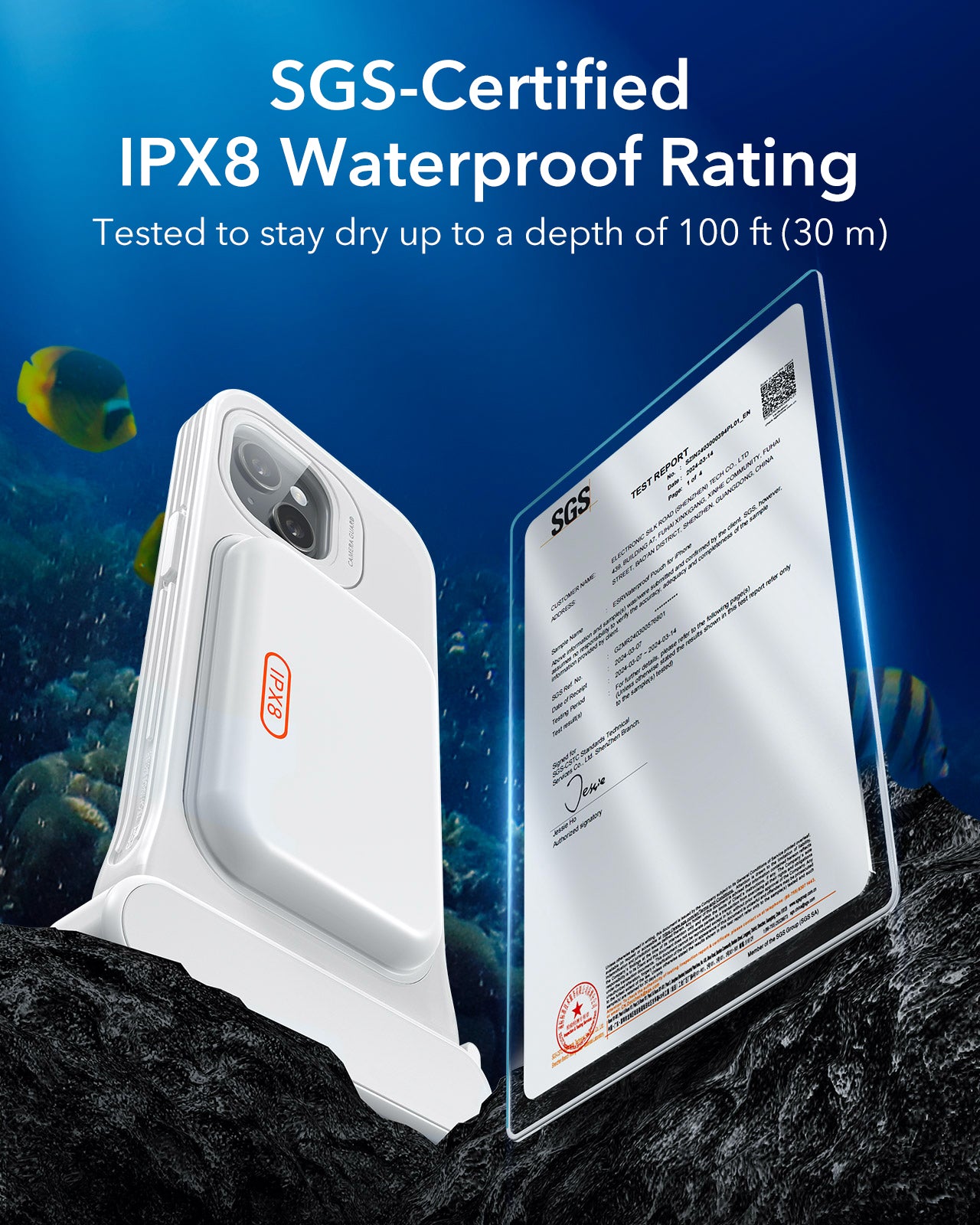 iphone 15 waterproof phone pouch kf 6