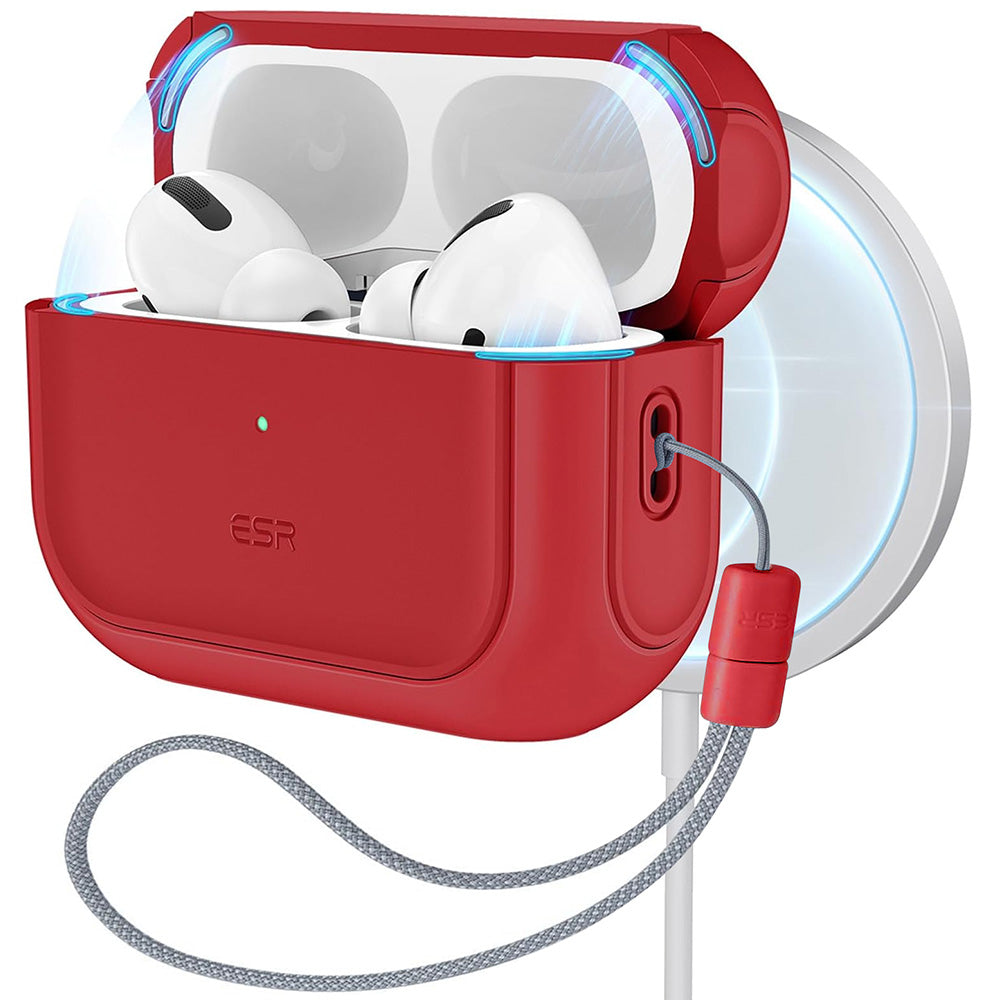 orbit hybrid airpods pro case red