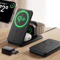 Qi2 3-in-1 Travel Wireless Charging Set